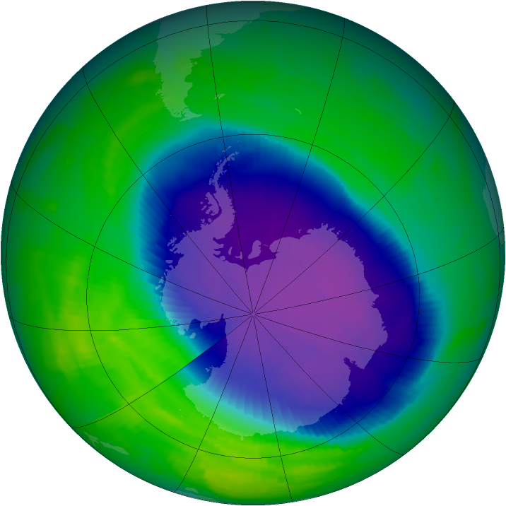 Ozone Map 1996-10-16